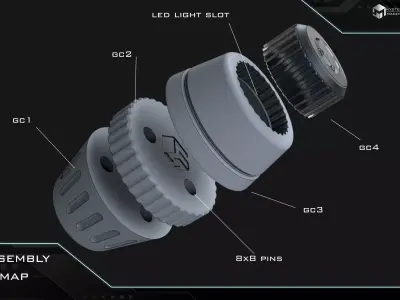 WW2 Grav charges 3D print model