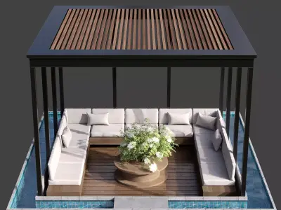 SITTING AREA NO15 A 3D model