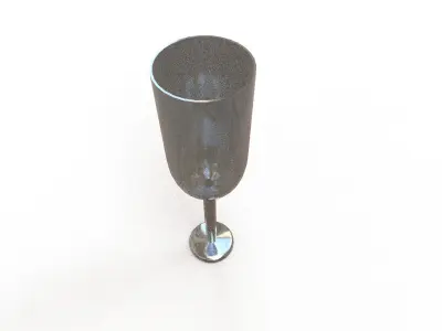 Glass Low-poly 3D model