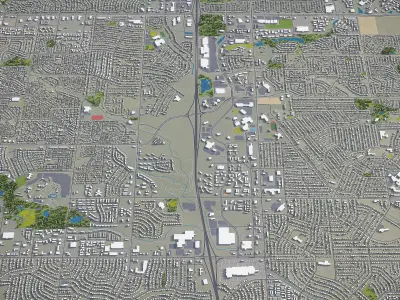 Thornton Low-poly 3D model