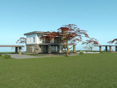 Villa for family 2 3D model