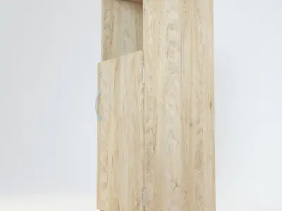 Wooden Cabinet 9 3D model