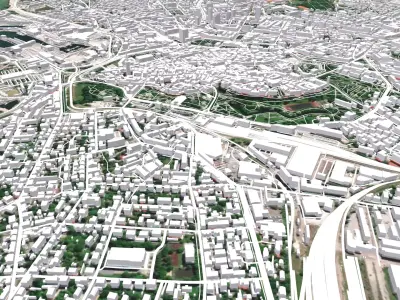 Cityscape Tallinn Estonia 3D model