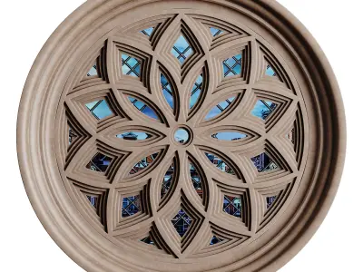 Gothic Window 08 3D model