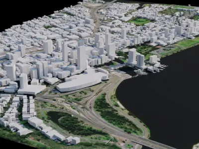Perth - Australia 3D model