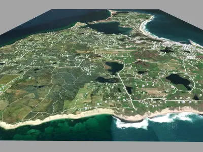 Block Island USA  3D model