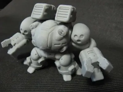 CHIBI-TECH SD - BOOSTER 3 3D print model