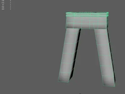 Ancient Gate pharoh 3d model Low-poly 3D model