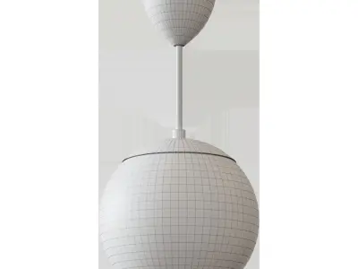 HOLES Ceiling light white 3D model