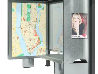 Artform Urban Alhena Shelter 3D model