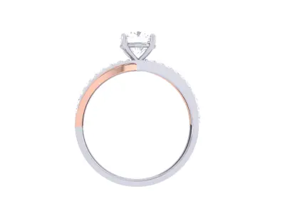  Women Ring MTL 3dm STL OBJ FBX Details 3D print model 60