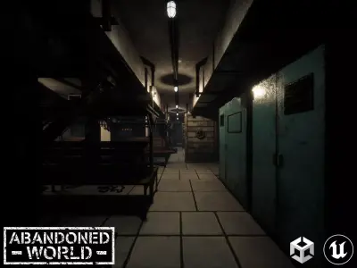 Modular Abandoned Shelter 3D Model Pack