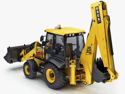  Backhoe Loader JCB 3CX Rigged 