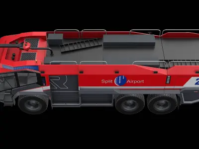  Rosenbauer Panther 6x6 Airport Firetruck - Red 