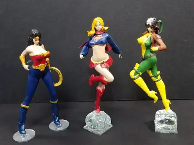 Super Heroine FanArt Set 1 by Takai 3D Model Pack