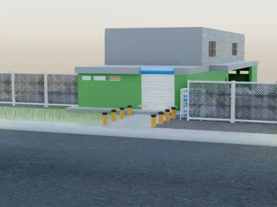 Small shop Colmado 3D model