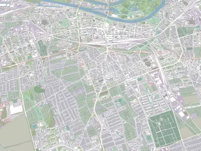 Cityscape Magdeburg Germany 3D model purchase