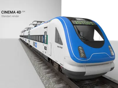  Modern European intercity train 