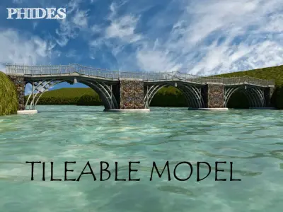 Iron bridge 1 3D model