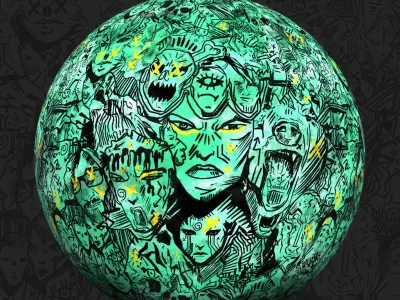 outlinish material full hand drawing   Far cry new dawn inspired Texture