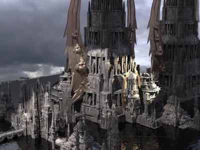 Skeletor Tower Scull Dome collection 1 3D model