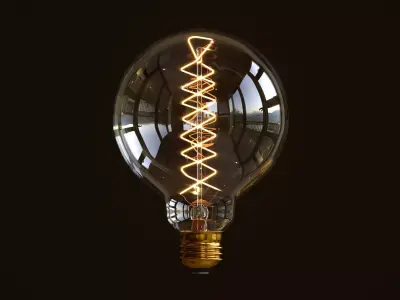 Light bulb 3D model