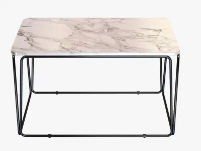 holly hunt  ANYA SIDE TABLE 3D model