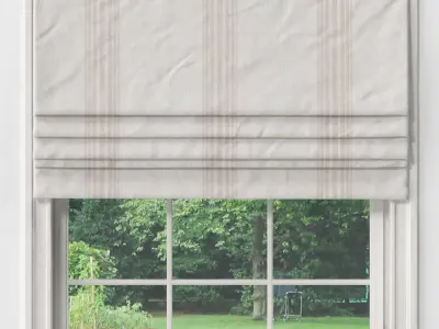 Roman Shade 01 3D model