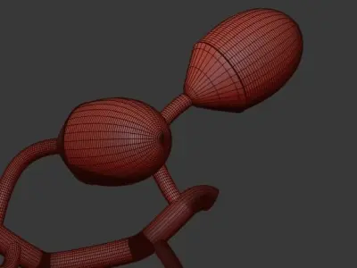 Lotus Chandelier Horizontal 3D model