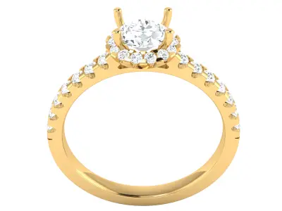 Women Ring 3dm STL OBJ FBX Details 3D print model