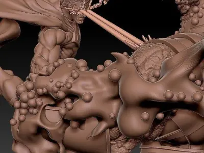 Download Darkseid vs Superman STL files for 3d printing 3D print model