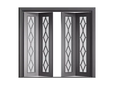 Modern entrance door 33 3D model