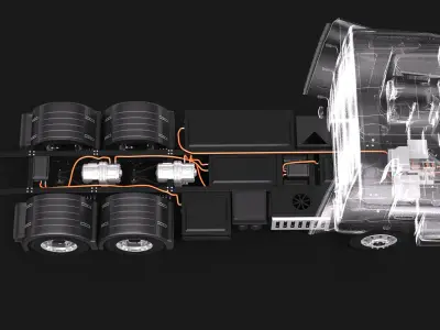 Electric Truck Chassis X-ray 