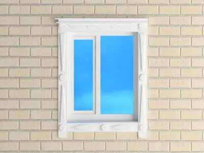 jamb the window  3D model purchase