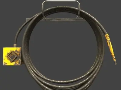 sci fi firefighter 3D model