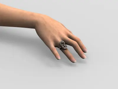 R 103 light ring 3D print model