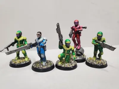 Zeon Sept Normal Infantry and Ball Drones 3D print model