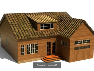 European House  3D Model Pack