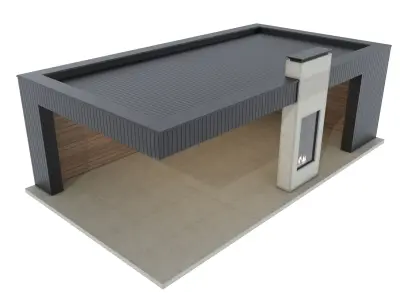 Summer house 4 3D model