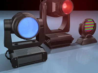 moving head collection 3D model