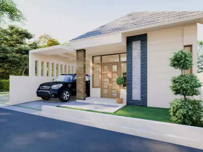 MINIMALIST HOUSE DESIGN 3D model