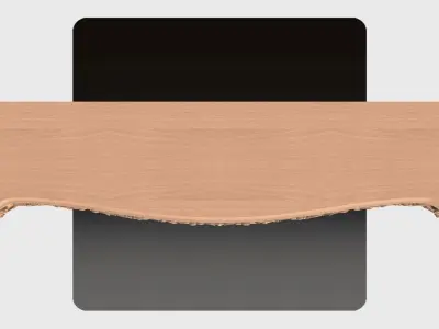 Carved tv table for CNC 01 3D model