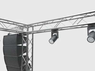 Concert Stage 12 3D model