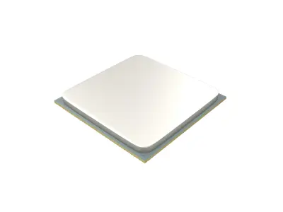 AMD AM4 CPU V1 001 3D model