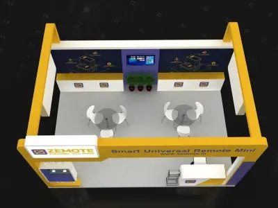 Booth designs 6x4  3D model