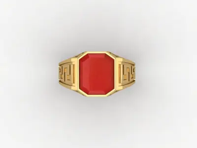 Agatering 3D print model