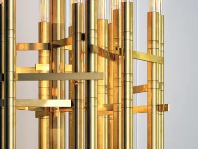 LYNX CHANDELIER by RESTORATION HARDWARE 3D model