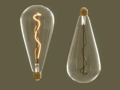 Edison Bulb 3D model purchase