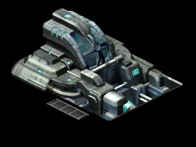 The Future of the World - Ground Small Objects 06 3D model