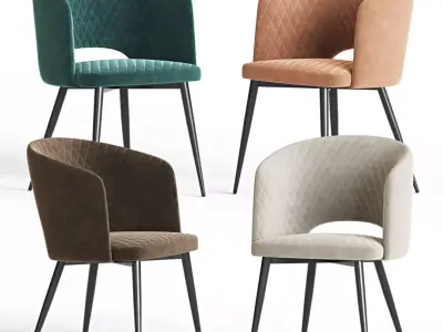 Basel Dining Chair Deephouse 3D model